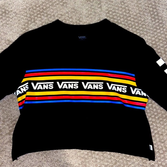 Vans Tops - vans crop top! never worn!